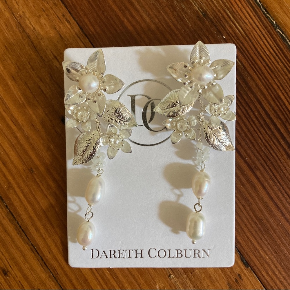 Dareth Colburn Rosalie Floral Drop Earrings